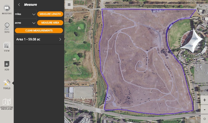 Quickly Calculate Acreage or Distance with Measuring Tools